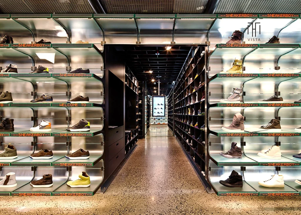 اصول کلی طراحی دکوراسیون یک مغازه کفش فروشی